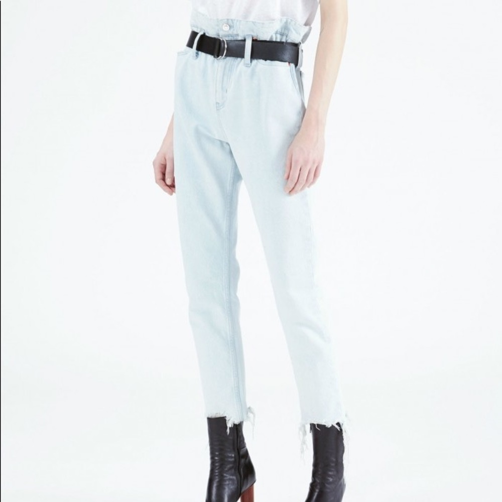 IRO Aven Jeans Paper Bag Waist with Belt 25 - Picture 4 of 8